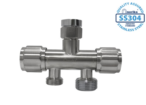 Stainless Steel 304 One to Dual Out Valve